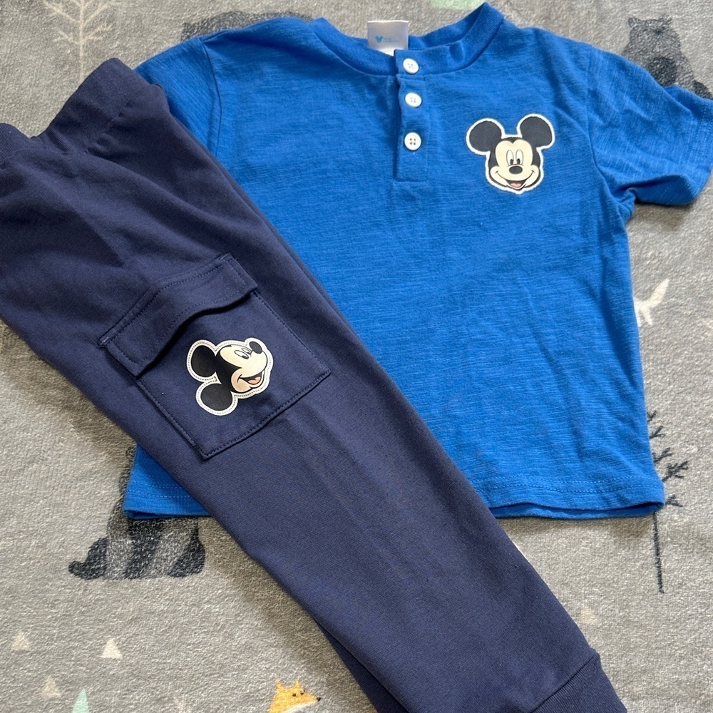 Disney Mickey Mouse Kids Matching Outfit 3T